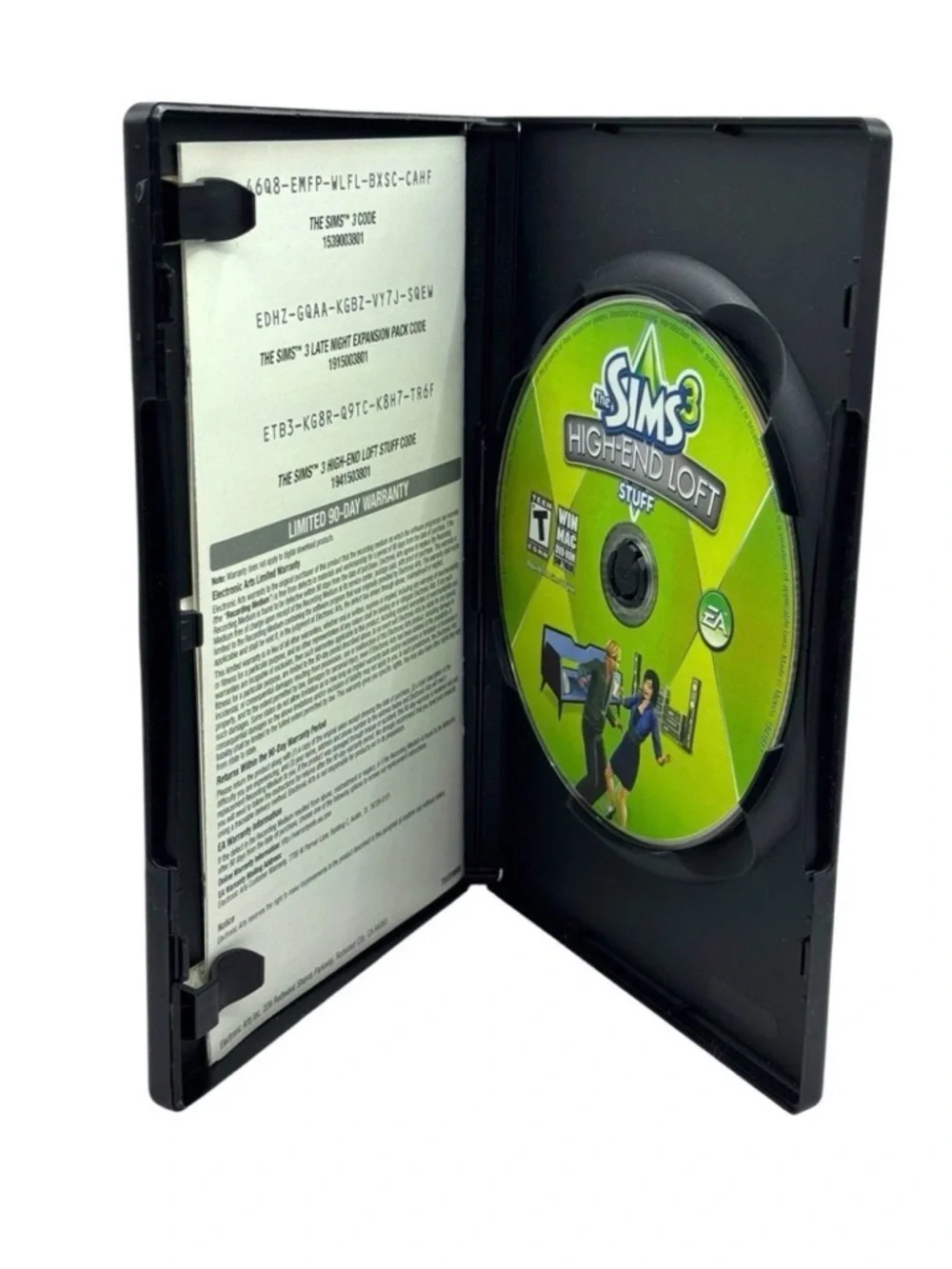 The Sims 3 PC EA Sports 2 Disc Pack - Sims 3 & High End Loft Stuff CIB